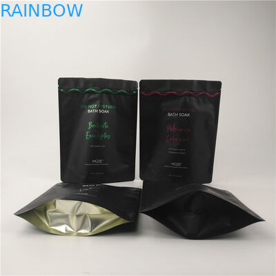 กระเป๋าซิปแบบตั้งขึ้นเองแบบปรับได้สำหรับ Body Scrub Sea Salt