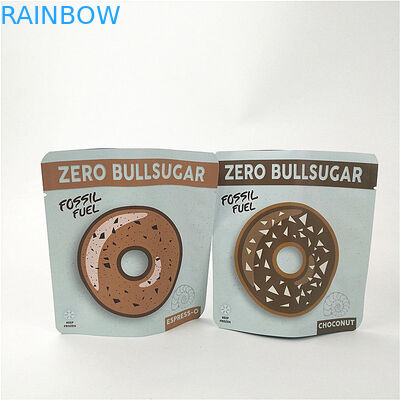 กราเวียร์พิมพ์บรรจุภัณฑ์อาหารถุง Ziplock เกรดอาหารสำหรับขนมคุกกี้