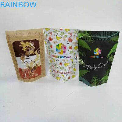 ลามิเนต VMPET อลูมิเนียมฟอยล์ยืนขึ้นถุงพลาสติก Mylar ถุงซิปกันความชื้น