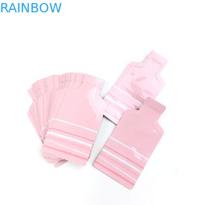 ลามิเนต 3.5g 7g ถุง Ziplock Childproof บรรจุภัณฑ์โลชั่นแต่งหน้ารูปร่างไม่สม่ำเสมอ