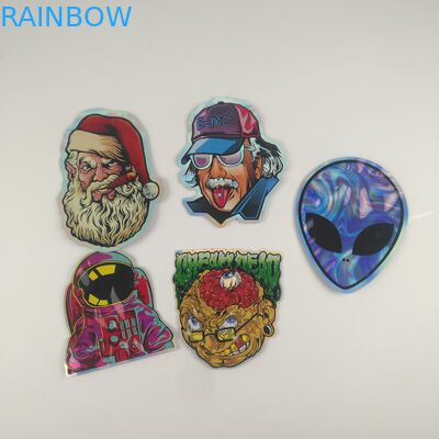 Gummies Jelly Cannabis ถุงพลาสติกบรรจุภัณฑ์ Die Cut ถุงซิปแบบกำหนดเอง 3.5g