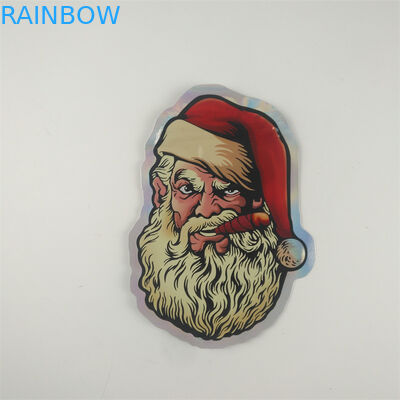 Gummies Jolly Cannabis Zipper Pouch กระเป๋า Die Cut Shape 7g