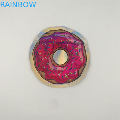 Gummies Jolly Cannabis Zipper Pouch กระเป๋า Die Cut Shape 7g