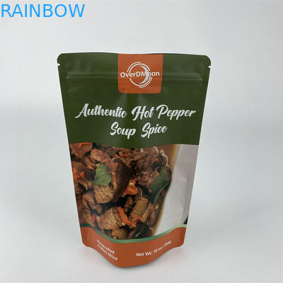 บรรจุภัณฑ์พลาสติก THC ยืนขึ้น Doypack Ziplock บรรจุถุง