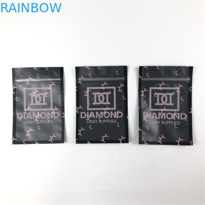 Resealable Mylar อลูมิเนียมฟอยล์ Zip Lock ถุงพลาสติก Three Side Seal