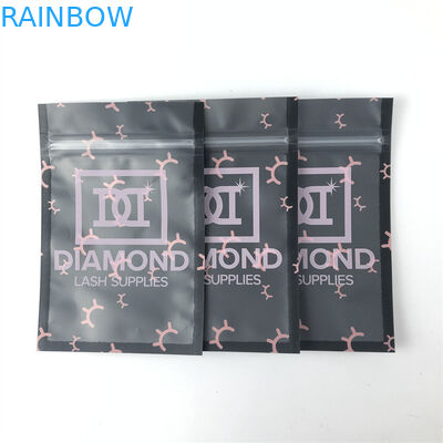 Resealable Mylar อลูมิเนียมฟอยล์ Zip Lock ถุงพลาสติก Three Side Seal