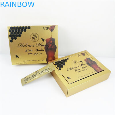 กำหนดเองพิมพ์เปล่า 20g ถุงบรรจุภัณฑ์พลาสติกน้ำผึ้งอาหารเกรดกินได้ Pouch