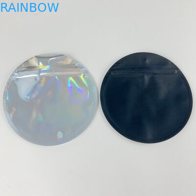 ถุงฟอยล์โฮโลแกรม Mylar แบบถอดเปลี่ยนได้ Die Cut Custom Shaped 3.5G