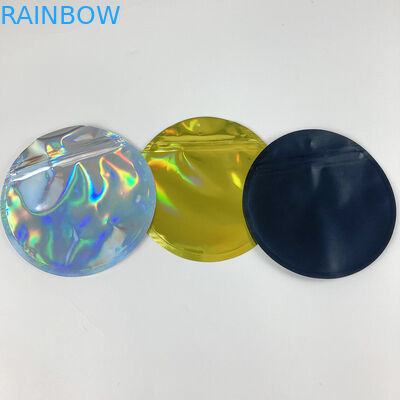 ถุงฟอยล์โฮโลแกรม Mylar แบบถอดเปลี่ยนได้ Die Cut Custom Shaped 3.5G