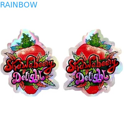 ถุงซิปล็อค Mylar พิมพ์แบบกำหนดเอง Heat Seal Gummies ถุงซิปสแน็คอลูมิเนียมฟอยล์