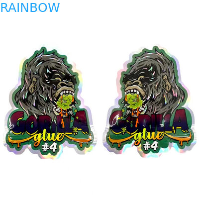 ถุงซิปล็อค Mylar พิมพ์แบบกำหนดเอง Heat Seal Gummies ถุงซิปสแน็คอลูมิเนียมฟอยล์