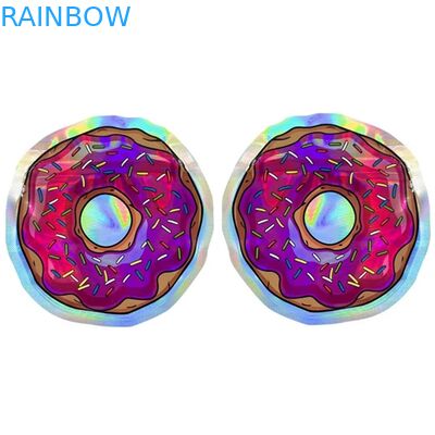 กลิ่น Mylar Edibles ถุงพลาสติก เมล็ดดอกไม้ โฮโลแกรมทรงกลม ถุง 3.5G