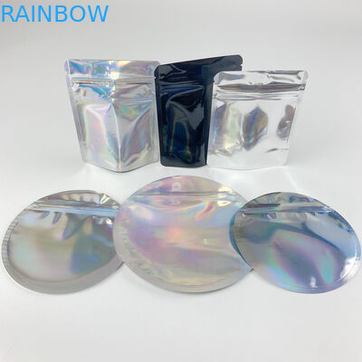 4 X 6 Mylar Custom Shape Stand Up Pouch พร้อมซิปเด็ก