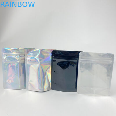 4 X 6 Mylar Custom Shape Stand Up Pouch พร้อมซิปเด็ก