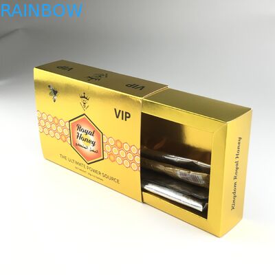 บรรจุภัณฑ์ซองน้ำผึ้งธรรมชาติ 100% บรรจุภัณฑ์พลาสติกสมุนไพรเยลลี่ผึ้ง