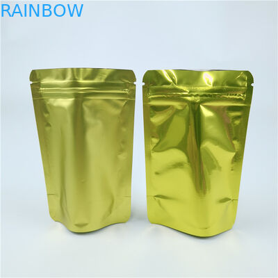 ถุงซิปล็อคโฮโลแกรม Mylar แบบใสสำหรับป้องกันกลิ่นสำหรับบรรจุภัณฑ์ขนม