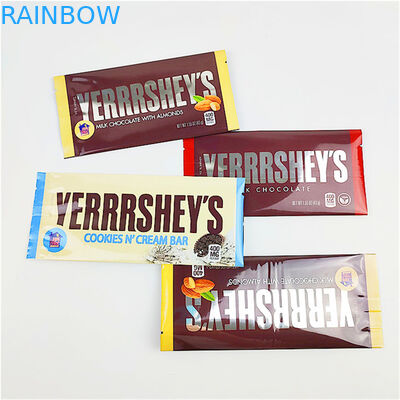 บรรจุภัณฑ์ถุงขนม Mylar Edibles พิมพ์แบบกำหนดเองสำหรับช็อกโกแลตบาร์ 400 มก.