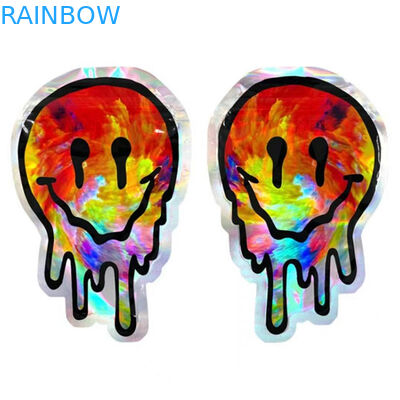 3.5g 7g Resealable Zipper Mylar บรรจุภัณฑ์อาหารรูปร่างไม่สม่ำเสมอสำหรับ Candy Cookie