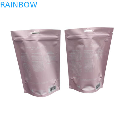 ฟอยล์อลูมิเนียมพิมพ์แบบกำหนดเองยืนขึ้นกระเป๋าซิปพลาสติกสำหรับครีมขัดผิวด้วยเกลือทะเลทะเล