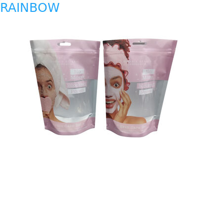 ฟอยล์อลูมิเนียมพิมพ์แบบกำหนดเองยืนขึ้นกระเป๋าซิปพลาสติกสำหรับครีมขัดผิวด้วยเกลือทะเลทะเล