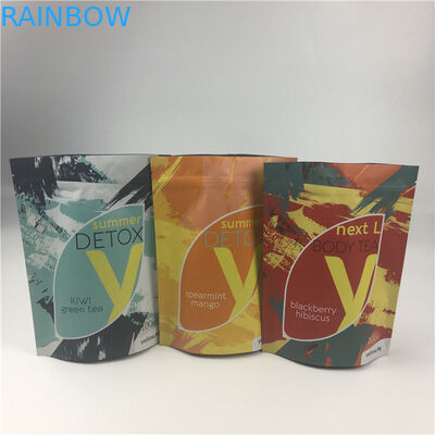 พลาสติก THC Stand Up Pouch พร้อมถุงบรรจุภัณฑ์ซิป Mylar สำหรับขนมขบเคี้ยว Cannabis