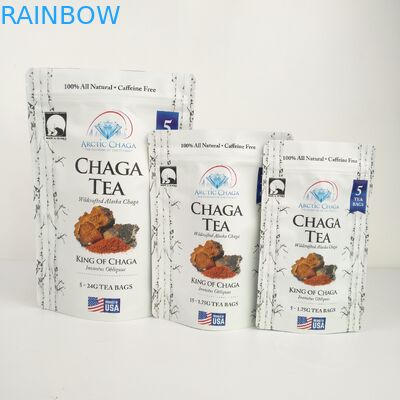 กระดาษ Mylar Stand Up Pouch ซิป Gravure พิมพ์ถุงบรรจุภัณฑ์พลาสติกพร้อมโลโก้