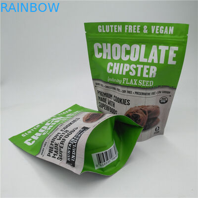 3.5g กลิ่นหลักฐาน Ziplock ยืนขึ้นถุงขนมน้ำตาลคุกกี้ถุงบรรจุภัณฑ์พลาสติก