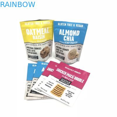 โลโก้ที่กำหนดเอง 3.5g ยืนขึ้นถุง Mylar สำหรับคุกกี้กัญชาบรรจุภัณฑ์เมล็ดกาแฟ