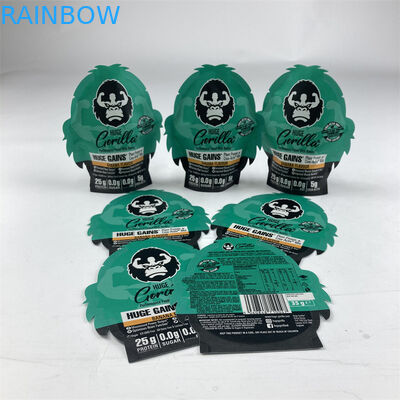 รูปร่างผิดปกติกลิ่นลามิเนตพิสูจน์ Mylar 3.5g 7g 14g 28g Soft Touch Ziplock Mylar กระเป๋า