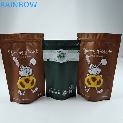Custom 250g 500g PET Food Stand Up Pouch เป็นมิตรกับสิ่งแวดล้อมย่อยสลายได้