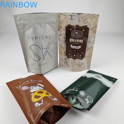 Custom 250g 500g PET Food Stand Up Pouch เป็นมิตรกับสิ่งแวดล้อมย่อยสลายได้