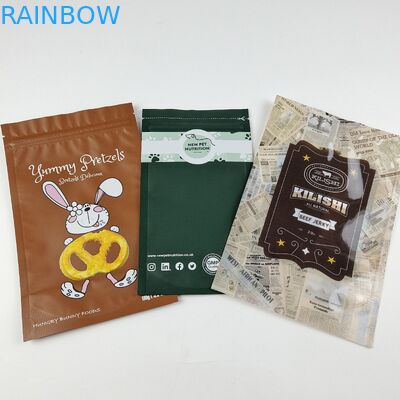 Custom 250g 500g PET Food Stand Up Pouch เป็นมิตรกับสิ่งแวดล้อมย่อยสลายได้