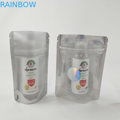 ถุงบรรจุภัณฑ์ Ziplock Childproof Childproof ล้างฟอยล์ด้านหน้ากลับกินได้สำหรับอาหาร