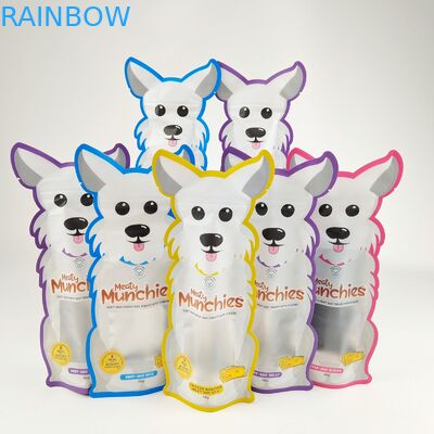 Childproof Ziplock Mylar ยืนขึ้นถุง 3.5g พิเศษ Die Cut 50 - 200microns ความหนา