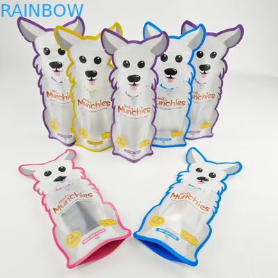 Childproof Ziplock Mylar ยืนขึ้นถุง 3.5g พิเศษ Die Cut 50 - 200microns ความหนา