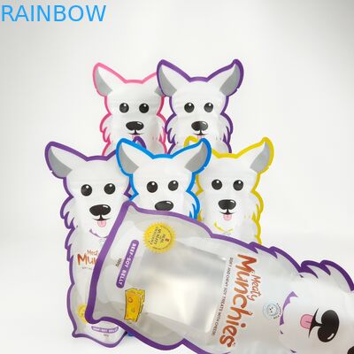 Childproof Ziplock Mylar ยืนขึ้นถุง 3.5g พิเศษ Die Cut 50 - 200microns ความหนา