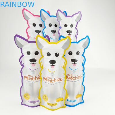 ถุงบรรจุภัณฑ์ฟอยล์พิมพ์ดิจิตอลไม่สม่ำเสมอพลาสติกตัดอาหารกินได้กระเป๋าซิป