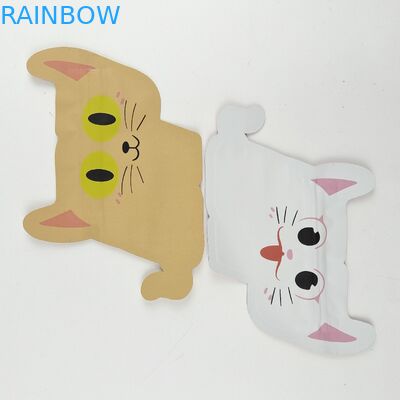 ถุง Mylar กันกลิ่นรูป 3.5g ถุงบรรจุภัณฑ์อลูมิเนียม Ziplock ผนึกผนึกได้