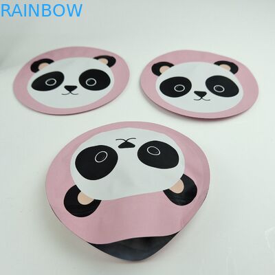 Die Cut Reusable Stand Up ถุง Ziplock พิสูจน์กลิ่น 3.5g Mylar Bags