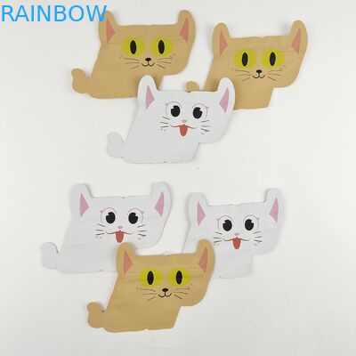 คุกกี้ขนม Mylar Ziplock ยืนขึ้นถุงรูปร่างพิเศษยืนขึ้น Ziplock กระเป๋า