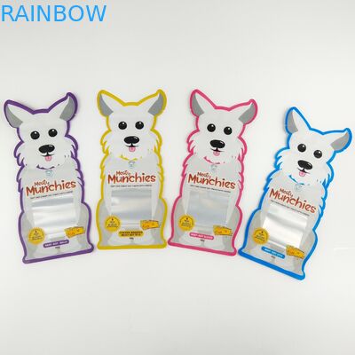 คุกกี้ขนม Mylar Ziplock ยืนขึ้นถุงรูปร่างพิเศษยืนขึ้น Ziplock กระเป๋า