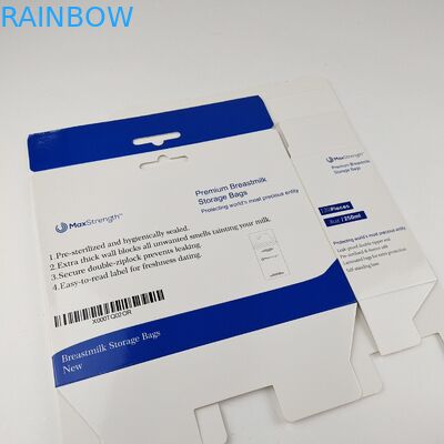 กล่องเก็บกระดาษแข็ง 400 กรัมกล่องบรรจุภัณฑ์นมสี่เหลี่ยมแบบกำหนดเอง