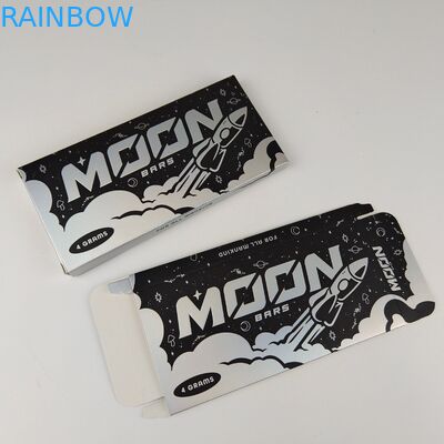 ช็อกโกแลตแคนดี้บาร์บรรจุภัณฑ์อาหารกล่องกระดาษพิมพ์แบบกำหนดเองกล่องอาหารกระดาษแข็ง