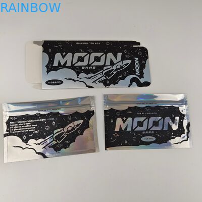 ช็อกโกแลตแคนดี้บาร์บรรจุภัณฑ์อาหารกล่องกระดาษพิมพ์แบบกำหนดเองกล่องอาหารกระดาษแข็ง