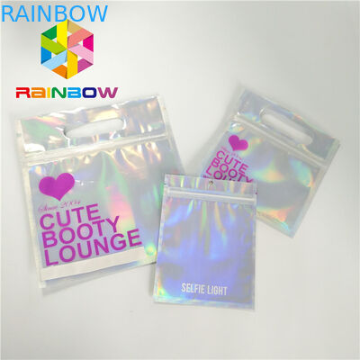 ถุงบรรจุภัณฑ์บิกินี่พลาสติกกันน้ำชุดว่ายน้ำสัมผัสนุ่มรีไซเคิลถุงซิปล็อค