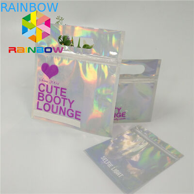 ถุงบรรจุภัณฑ์บิกินี่พลาสติกกันน้ำชุดว่ายน้ำสัมผัสนุ่มรีไซเคิลถุงซิปล็อค