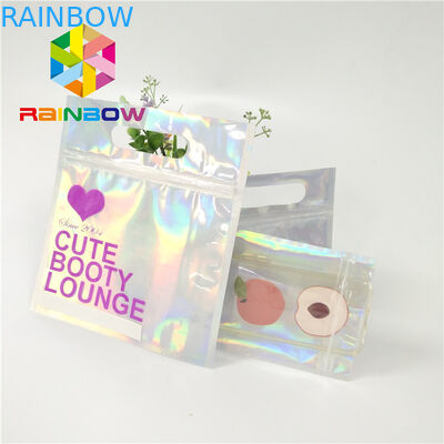 ถุงบรรจุภัณฑ์บิกินี่พลาสติกกันน้ำชุดว่ายน้ำสัมผัสนุ่มรีไซเคิลถุงซิปล็อค