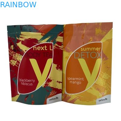 ซิปกันความชื้น Stand Up Pouch สำหรับบรรจุภัณฑ์ชากาแฟอาหาร