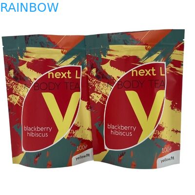 ซิปกันความชื้น Stand Up Pouch สำหรับบรรจุภัณฑ์ชากาแฟอาหาร