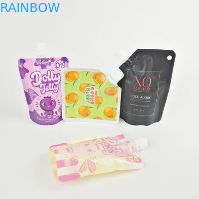 Doypack ของเหลวพวยพลาสติกยืดหยุ่นสำหรับซอสมะเขือเทศ / เครื่องสำอาง